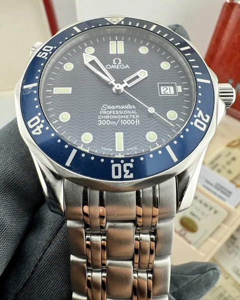 Ω omega automatique seamaster professional 41 mm bluewave 2531.8000 jamesbond full