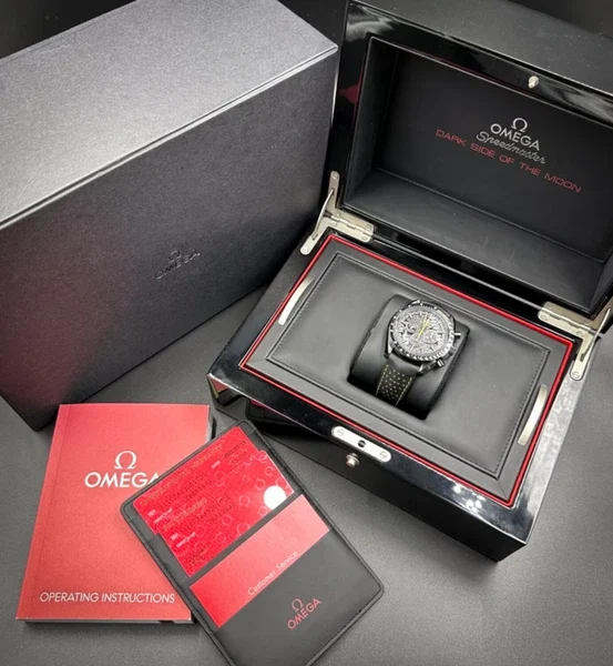 Omega speedmaster apollo 8 dark side of the moon 311.92.44.30 céramique – kit complet