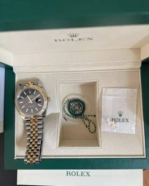 Rolex Datejust 126333 Bracelet en jubilé d’or et d’argent
