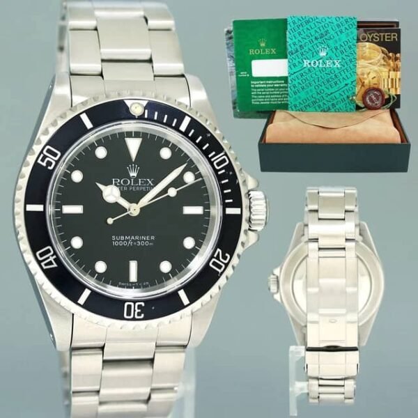 Rolex Submariner No-Date 2 Line Tritium Dial 14060 Acier Noir 40mm