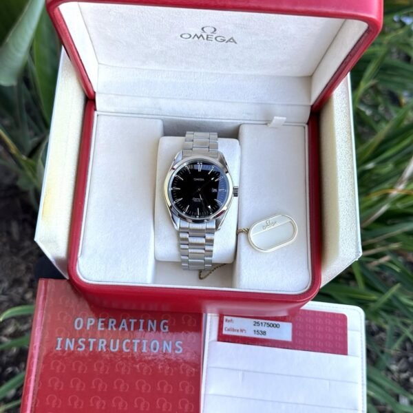 Montre homme Omega Seamaster Aqua Terra, réf. 2517.50.00, acier inoxydable, 39 mm